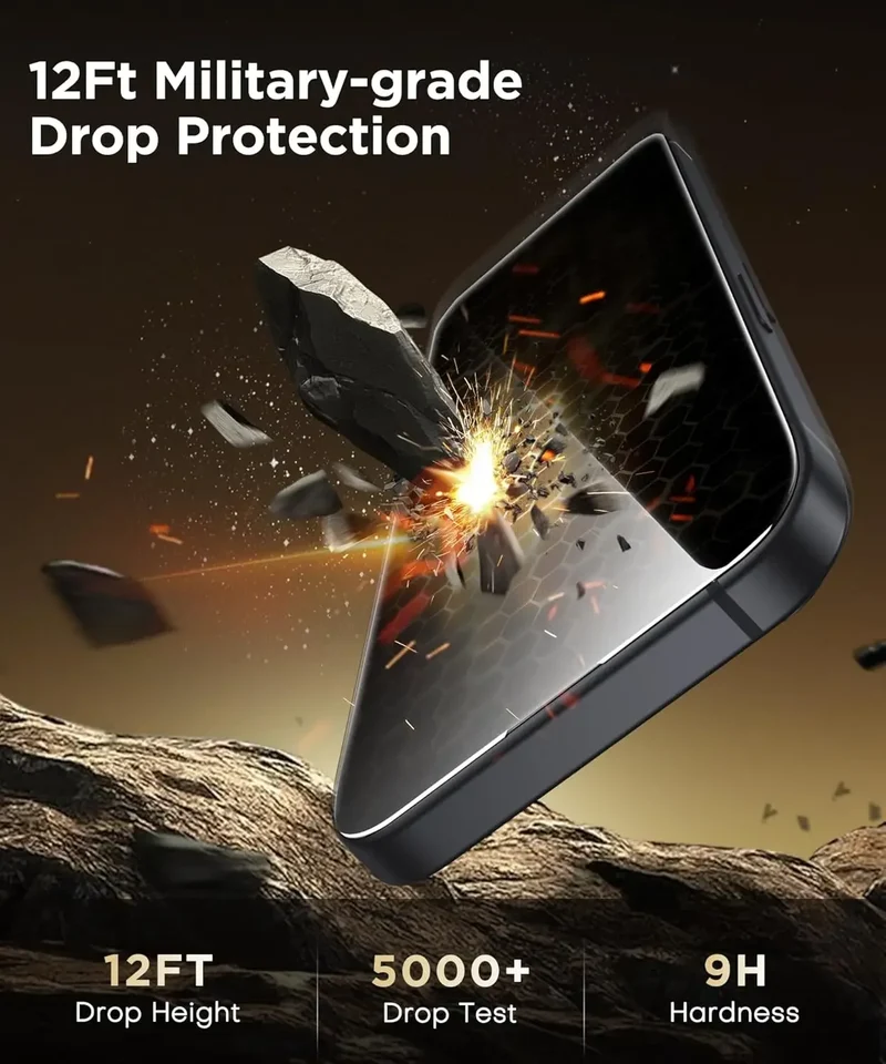 For IPhone 17 ProMax/17 Pro/17 Air Easy To Install Tempered Glass Screen Protectors HD Clear Films for IPhone 17 17Pro 17Air