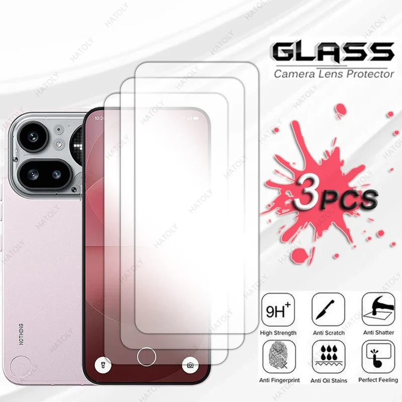 For Nothing Phone 4a Pro Glass Clear HD Protective Film For Nothing Phone 4a Temperd Film Screen Protector Camera Lens Protector