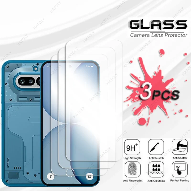 For Nothing Phone 4a Pro Glass Clear HD Protective Film For Nothing Phone 4a Temperd Film Screen Protector Camera Lens Protector