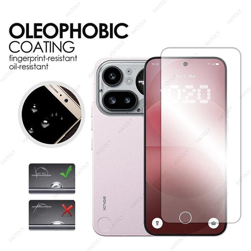 For Nothing Phone 4a Pro Glass Clear HD Protective Film For Nothing Phone 4a Temperd Film Screen Protector Camera Lens Protector