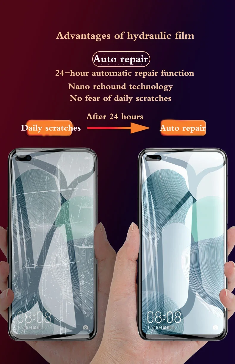 RedmiNote13Pro+ Privacy Screen Protector For Redmi Note13 Matte Hydrogel Film RedmiNote 13Pro HD Blue Soft Full Coverage