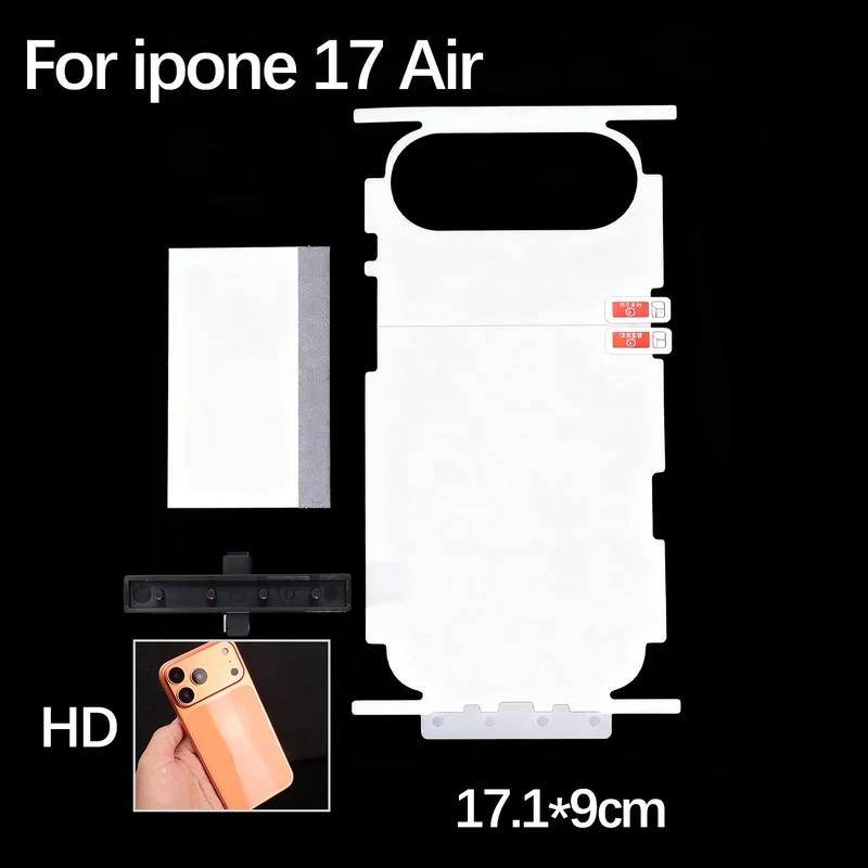For iPhone 17 Pro Max Air 17Pro 17PM 17Air HD Side Frame Back Full Coverage Protective Film For iPhone17 Border Hydrogel Film