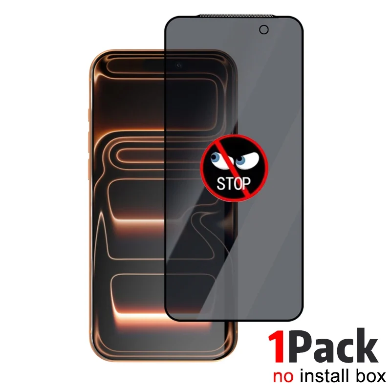 Easy Install Tempered Glass Privacy Screen Protectors for IPhone 17/17 Air/17 Pro/17 ProMax Anti-spy Auto Alignment Kit Film