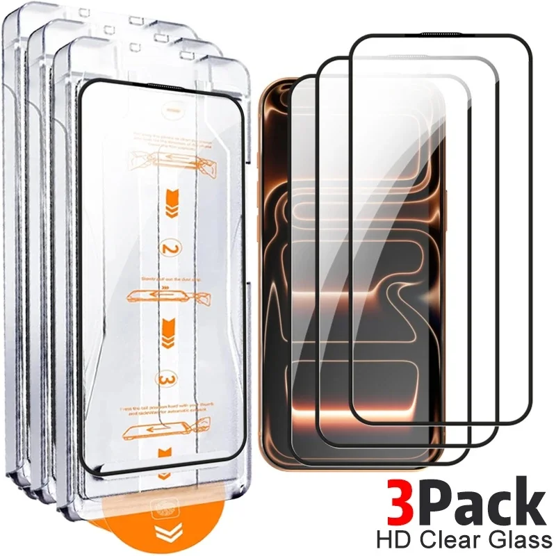 Easy Install Tempered Glass Privacy Screen Protectors for IPhone 17/17 Air/17 Pro/17 ProMax Anti-spy Auto Alignment Kit Film