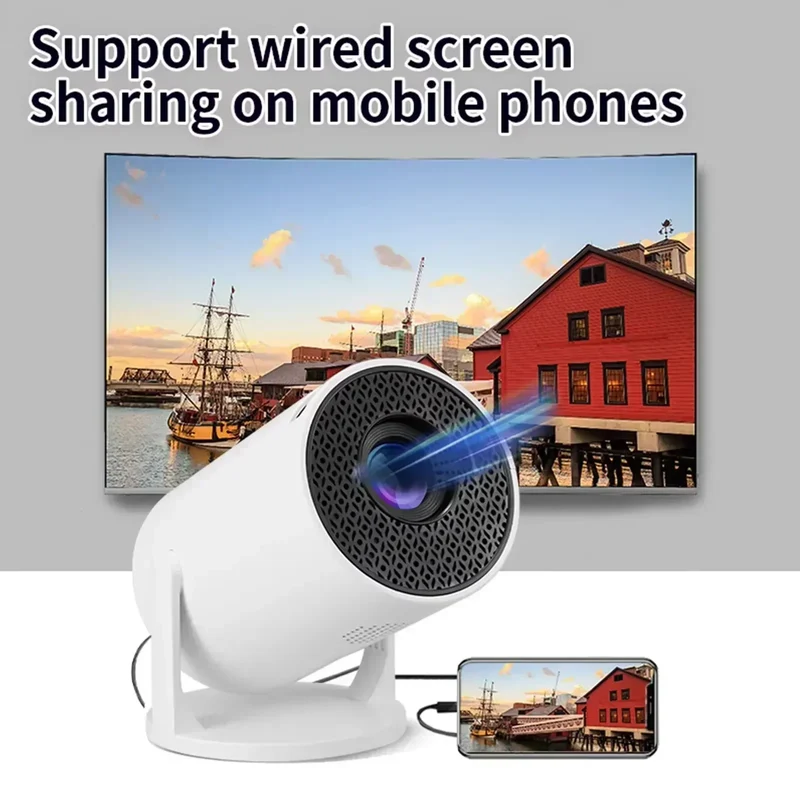 New Projector 4K Android 11 HY300 Wifi6 290ANSI Allwinner H713 BT5.0 1080P 1280*720P Cinema Outdoor Portable Projetors