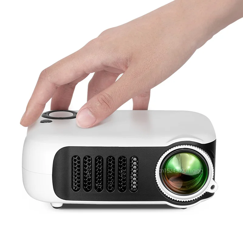 A2000 Mini Projector Portable Home Cinema 3D LED Video Projector 4K 1080P Gaming Laser Beamer with HD Port for Smart TV Box