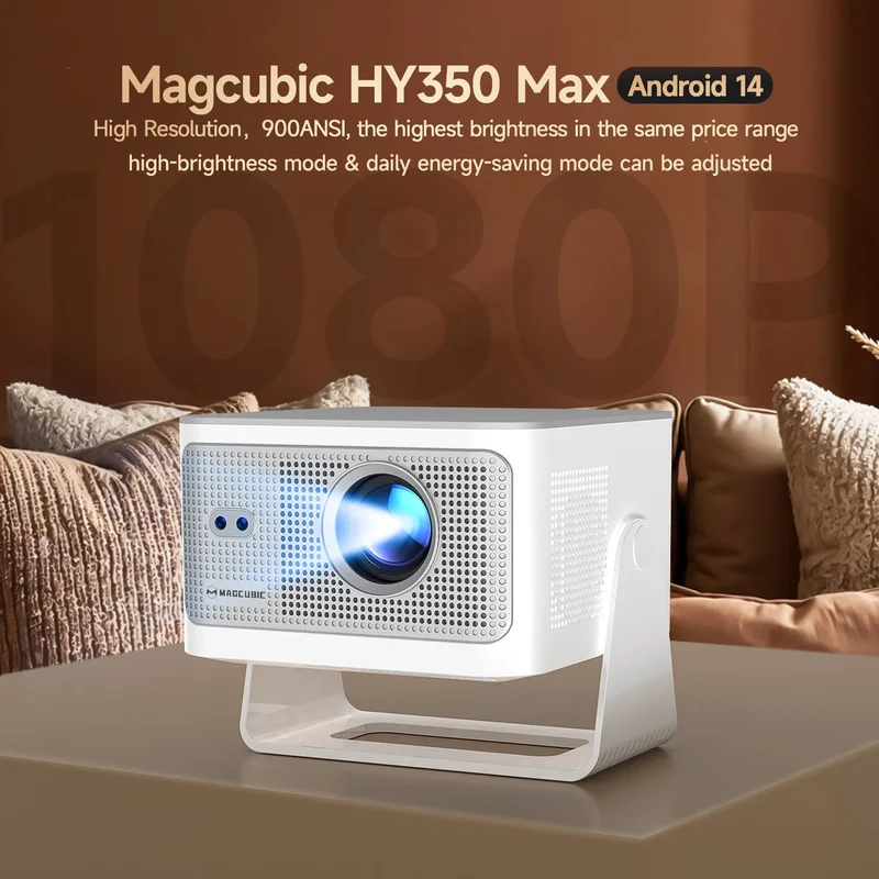 Magcubic Android 14 900ANSI Projector Auto Focus Native 1080P Support 8K With Wifi6 BT5.4 2+16G Portable Movie Outdoor HY350Max