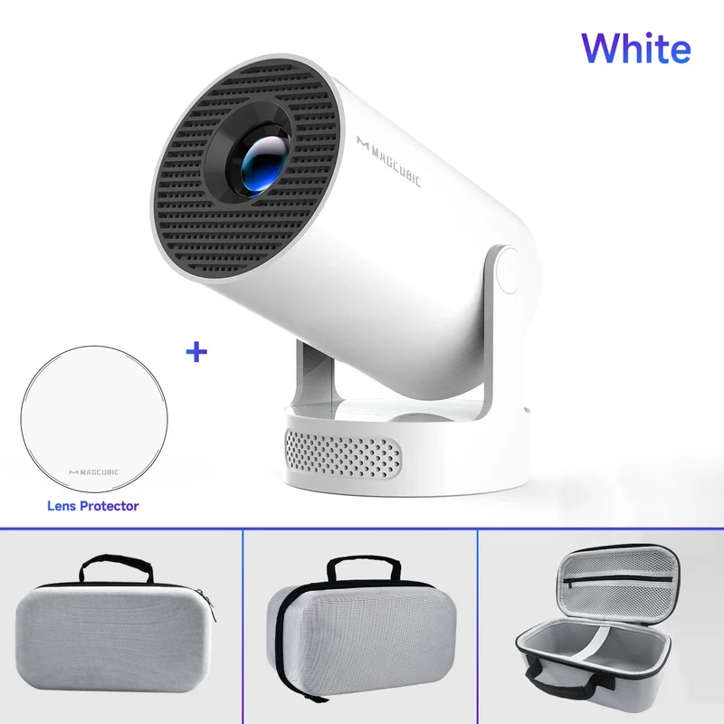 Magcubic HY300 Pro + Projector 8K 720P With 5W Speaker Android 14 8000 Lumens WiFi 6 BT5.4 Outdoor Video Home Theater Projector