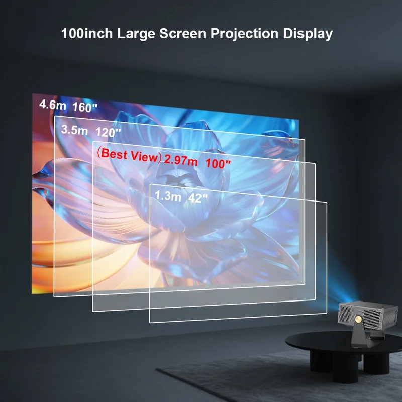 ThundeaL TD95 Max Full HD 4K 2G 32G Wifi Android Smart Beam Projector Home Theater Cinema TD95MAX 3D Image Portable Projector