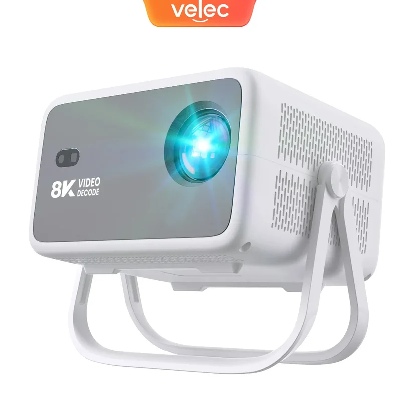 Velec 8K Video Decode Projector TP350 650 ANSI 1080P Auto Focus Android 14 H726 Portable Outdoor Smart Home Theater Projectors