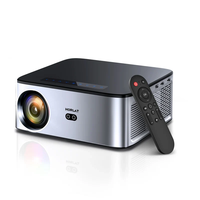 HORLAT T09MAX Google TV 4K Projector 40000Lumens WiFi6 BT5.2 Remote Auto Focus Native 1080P Full HD Home Theater Movie Projector