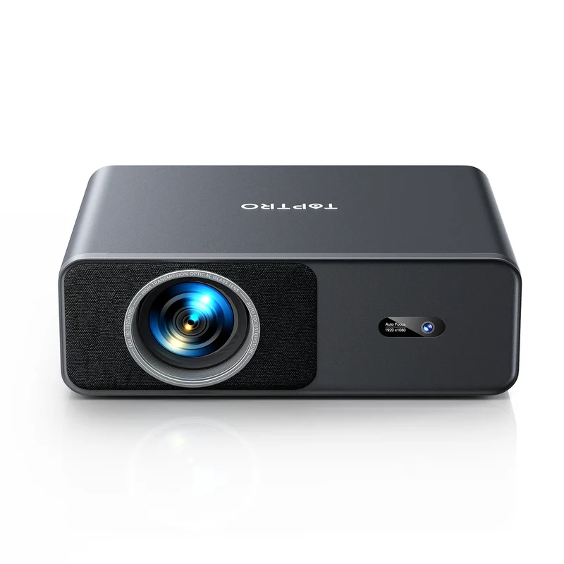 TOPTRO A1 4K Projector Official Netflix 1000ANSI Native 1080P Auto Focus & Keystone 38000 lumens BT5.2 WIFI6 Smart Home Theater