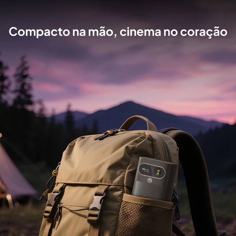 VEVSHAO V30 1080P Portable LED DLP Projector with Built-in Battery Smart Wifi Android System 3D Ready for Home and Outdoor Use