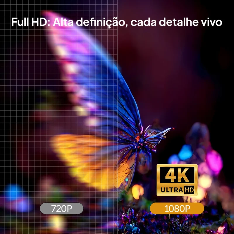 VEVSHAO V30 1080P Portable LED DLP Projector with Built-in Battery Smart Wifi Android System 3D Ready for Home and Outdoor Use