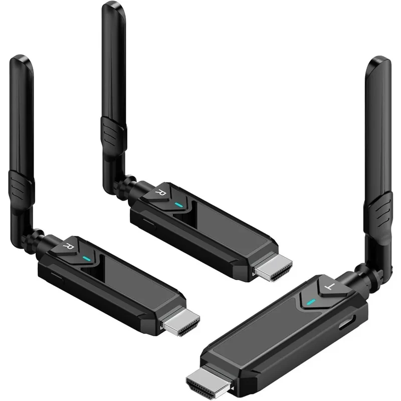 400M 1080P 5G Wireless HDMI Audio and Video Transmitter Receiver Extender for Camera Laptop PC PS3/PS4 To TV Monitor Projector