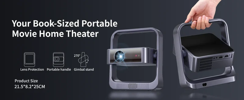 Fintex C9 Ultra Projector 4k Full HD 1080P HDR10 Proyector 700 ANSI Android TV9.0 ASA3.0 Auto Focus Portable Projectors