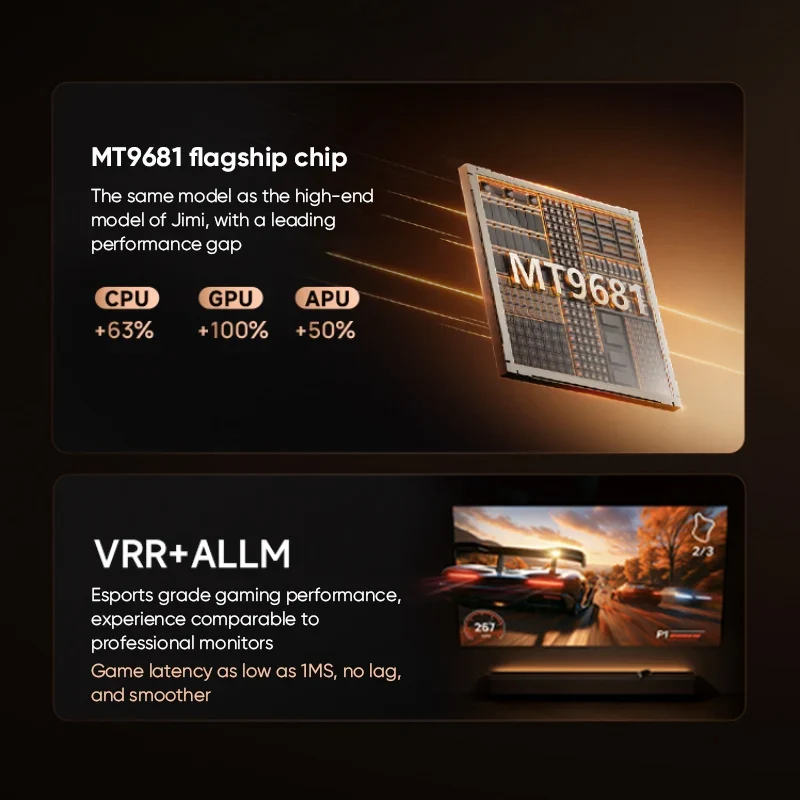XGIMI Z9X 4K Laser Projector 1500 CVIA Brightness 0.98-1.3:1 Optical Zoom Harman Kardon Audio Smart Home Theater Gaming Beamer