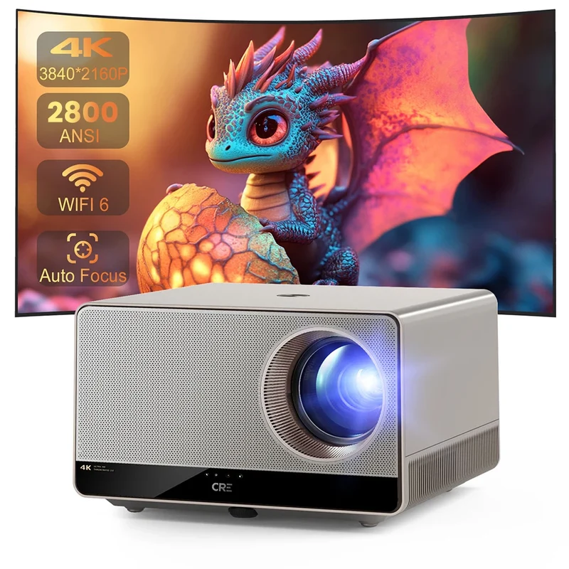 Touyinger 2800ANSI RD910 Ultra 8K 4K Full HD Projector 3G 64G Home Theater WiFi Android TV Cinema RD910 Ultra Beam Projector