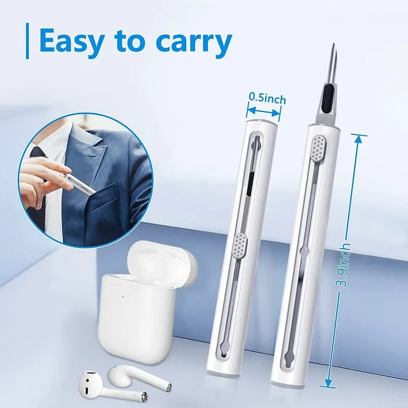 3 In 1 Bluetooth Earphones Cleaning Tool Earbuds Case Cleaner Kit Cleaning Brush Pen For Airpods Pro 3 2 1 Headphones Clean Set