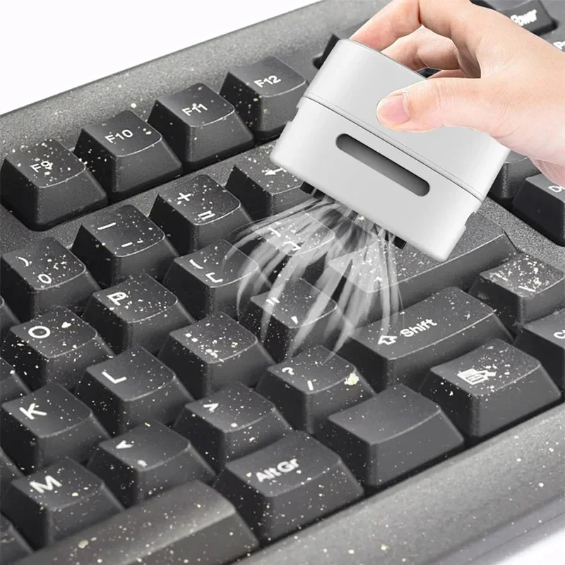 Handheld Mini Desktop Vacuum Desktop Cleaner Cleaning Energy Saving 360 Degree Rotation For Keyboard Home Office School