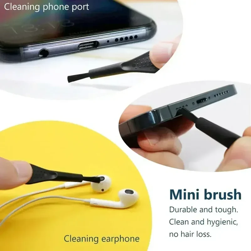 For iPhone Cleaning Kit Speaker & Port Cleaner Brush Set Dustproof Tool for 14 13 Pro Max Mobile Phone