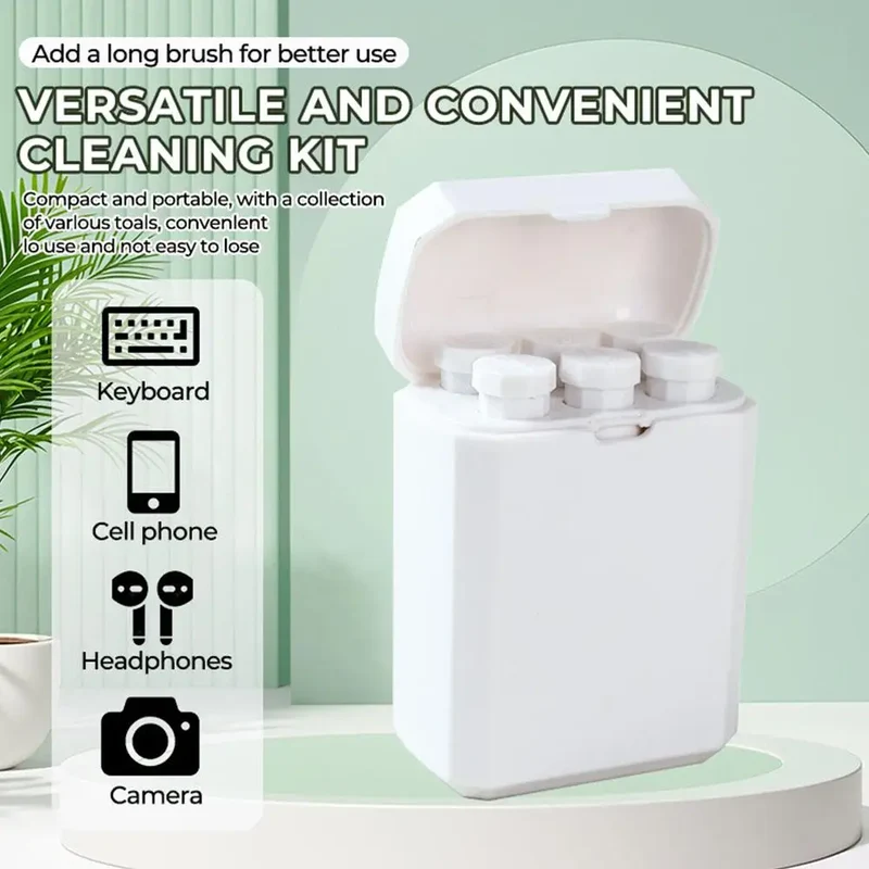 Multifunctional Keyboard Bluetooth Earbuds Cleaning Brush Mobile Phone Laptop Screen Computer Cleaner Dust Removal Brush