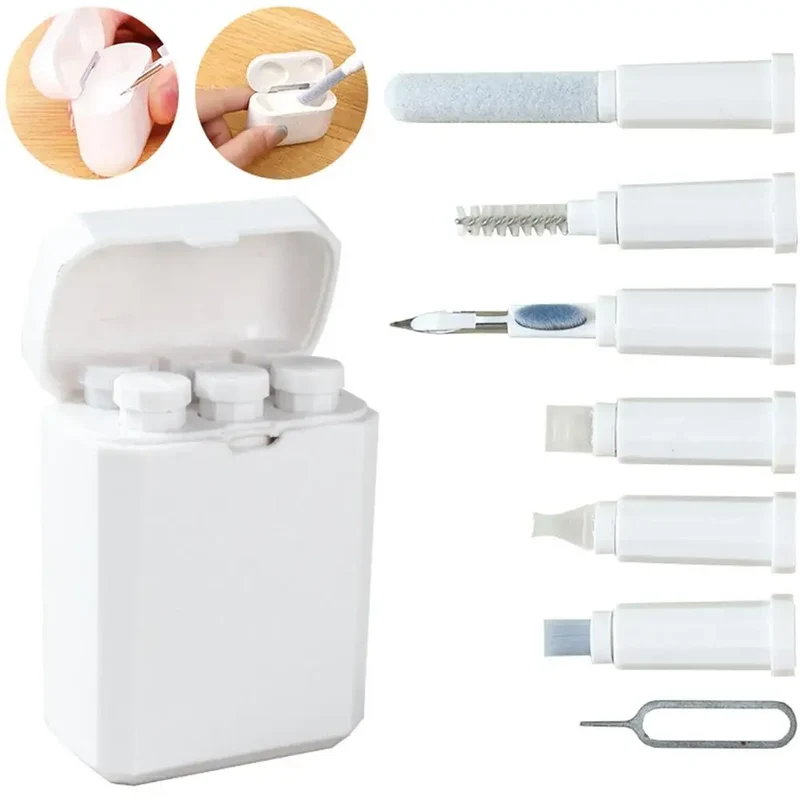 Multifunctional Keyboard Bluetooth Earbuds Cleaning Brush Mobile Phone Laptop Screen Computer Cleaner Dust Removal Brush
