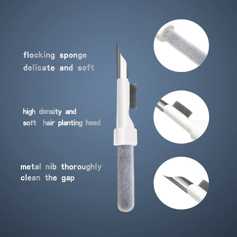 Headphone Cleaning Pens Bluetooth Earphone Cleaning Tools Multifunctional Phone PC Screen Keyboard Integrated Cleaning Brush Kit