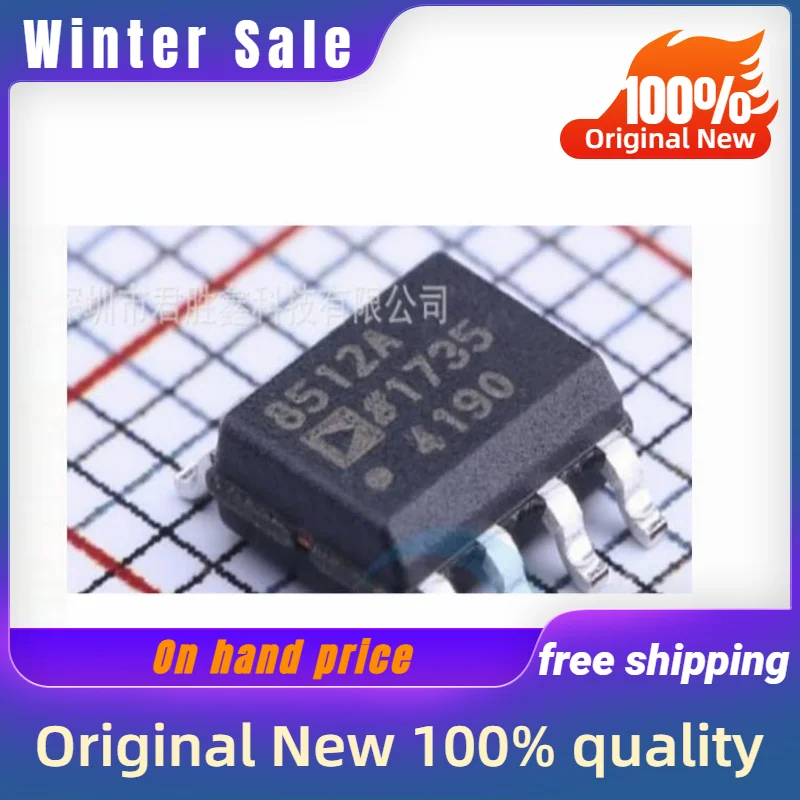 5PCS New original AD8512ARZ AD8512 SOIC-8 quality goods