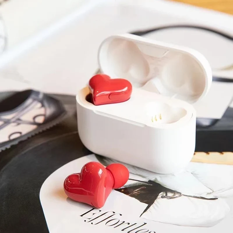 Wireless Earphones Game Earbuds Heartbuds Bluetooth-compatible In Ear Noice Cancelling for Student Girl Women