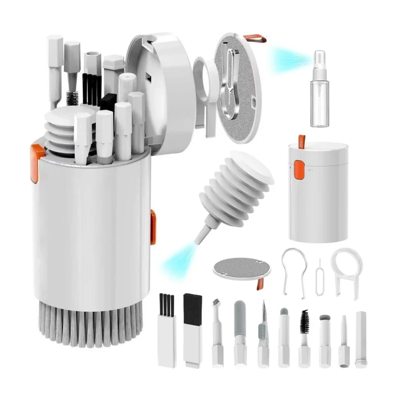 20-in-1 Multifunctional Phone Cleaning Kit Portable Mini Cleaning Brush Tool for iPhone AirPods Mechanical Keyboards Phone scree