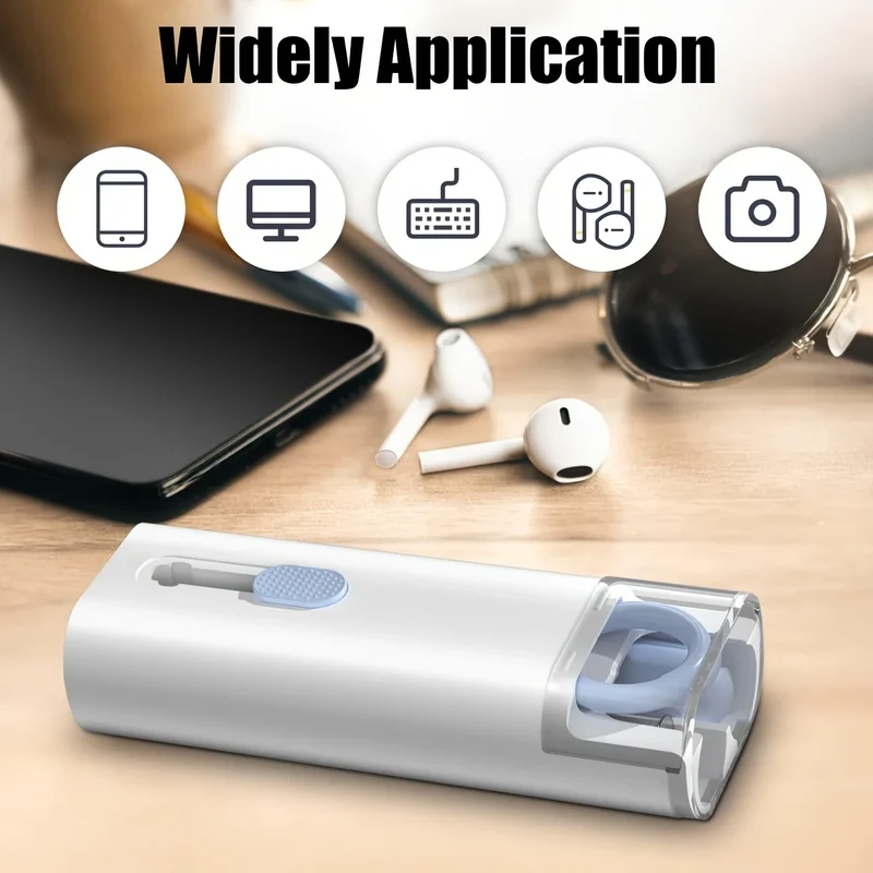 7-in-1 Wireless Earphone Cleaning Pen, Earbud Cleaning Pen, Keyboard Cleaning Brush, Laptop Screen, Keyboard, and Earphone Cleaning Kit, Multifunctional Cleaning Tool, Cleaning Set
