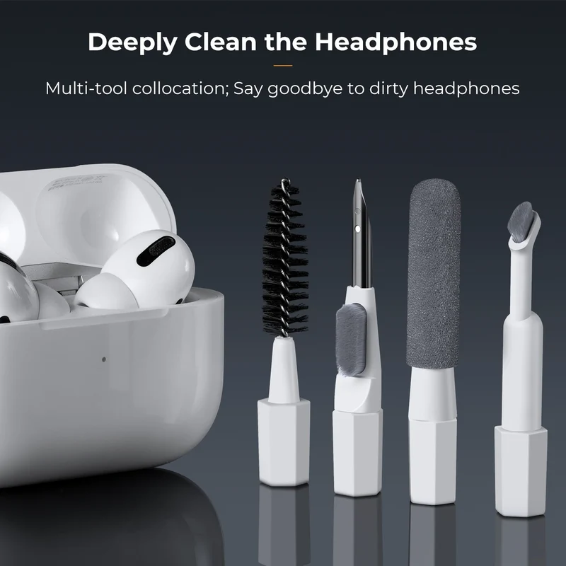 K&F Concept 20in1 iPhone AirPods Multifunction Cleaning Kits Brush Cleaning for Labtop Mobile Screen Keyboard Camera Lens