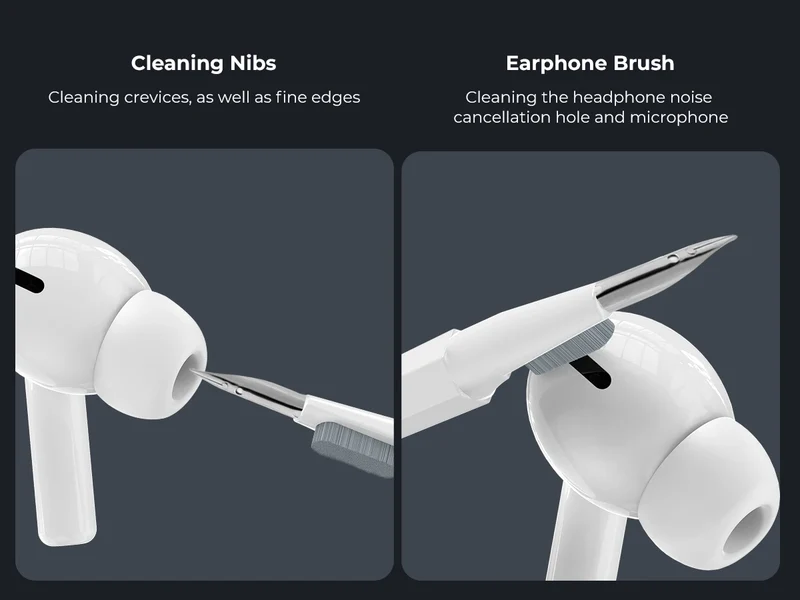 K&F Concept 20in1 iPhone AirPods Multifunction Cleaning Kits Brush Cleaning for Labtop Mobile Screen Keyboard Camera Lens