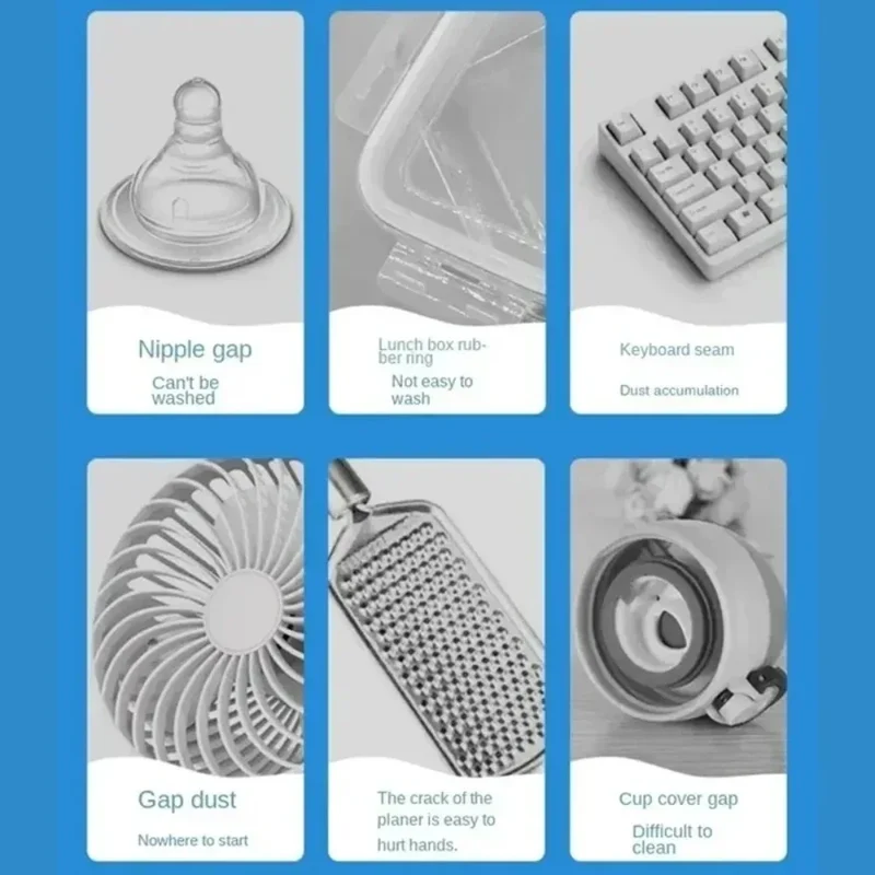 Multi-purpose Fine Dust Cleaning Brush for Mobile Phone, Earphone, Headset, Keyboard, Cup Cover & Card Slot