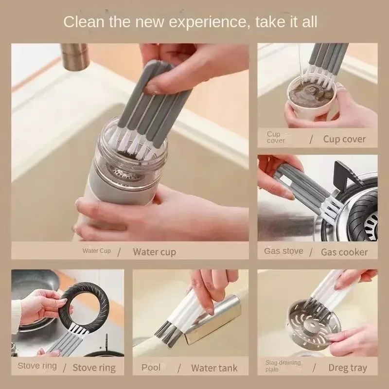 Multi-purpose Fine Dust Cleaning Brush for Mobile Phone, Earphone, Headset, Keyboard, Cup Cover & Card Slot