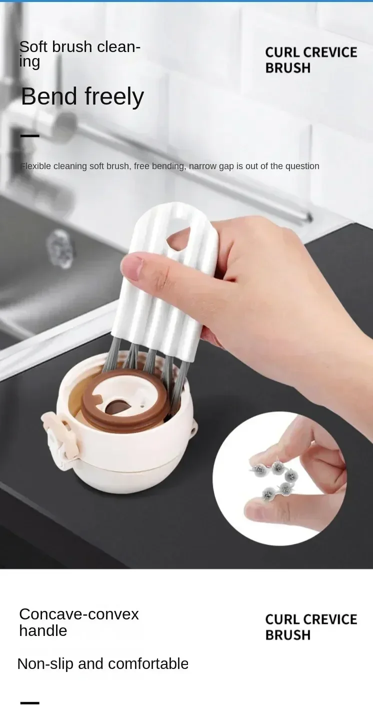 Multi-purpose Fine Dust Cleaning Brush for Mobile Phone, Earphone, Headset, Keyboard, Cup Cover & Card Slot