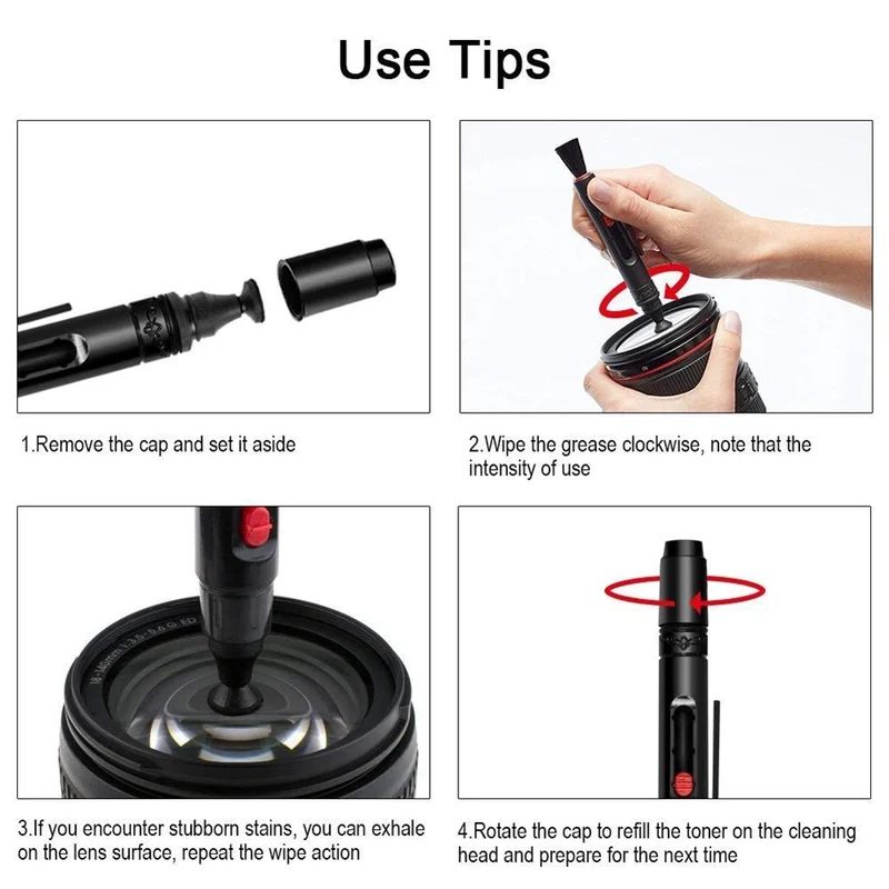 47pcs Camera Cleaner Kit DSLR Lens Digital Camera Sensor Cleaning for Mobile PC