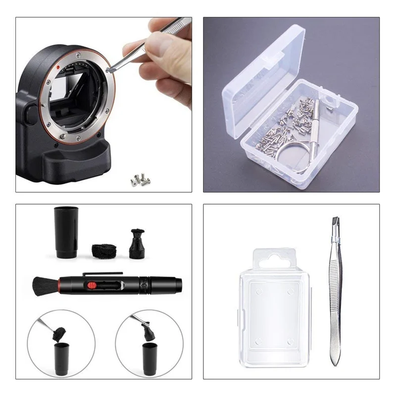 47pcs Camera Cleaner Kit DSLR Lens Digital Camera Sensor Cleaning for Mobile PC