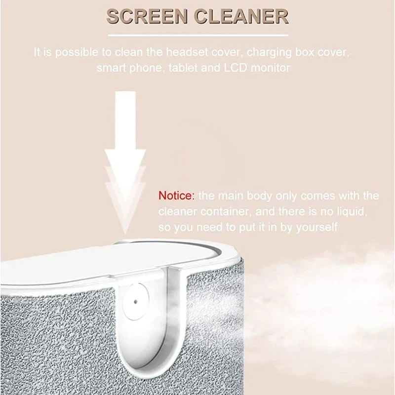 1/2/3set 5 In 1 Earphone Cleaner Brush Kit Camera Phone Tablet Laptop TV Screen Cleaning Tools Headset Cleaning Pen For Airpod