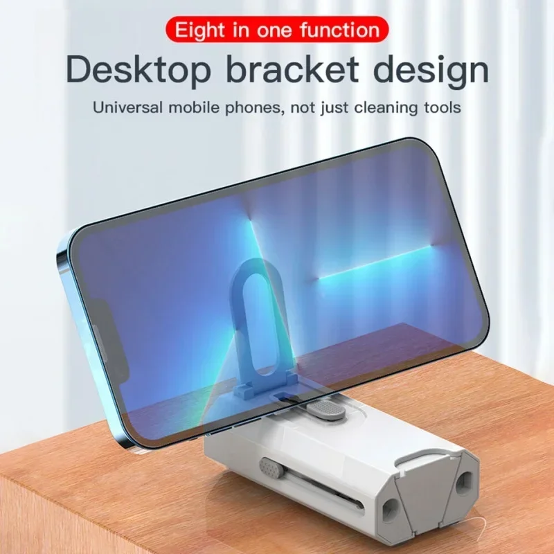 Keyboard Cleaning Kit 8 In 1 Laptop PC Cleaner With Keycap Puller Multifunctional Keyboard Brush Cleaning Set For Camera