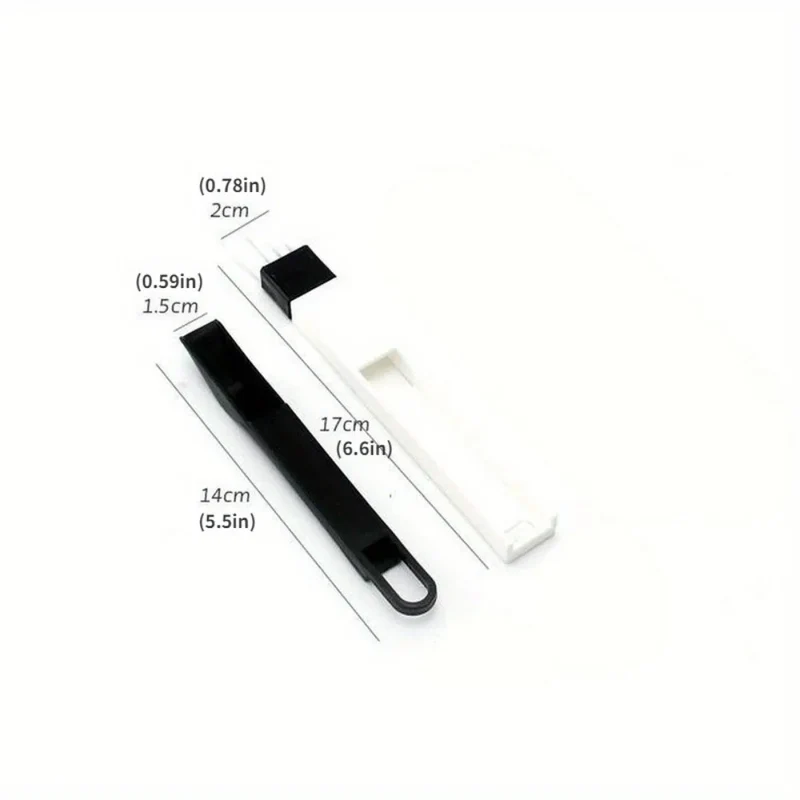Portable Two-in-one Cleaning Brush Multifunctional Door and window Keyboard Groove Cleaner Dust Shovel Window Rail Cleaning Tool
