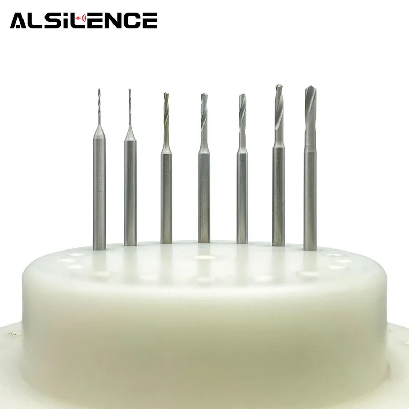 High Speed Steels Twist Drill for Drilling Hard Earmold Sound Outlet Shaping Hard Earmolds Small Diameter Drill Bit Tiny Drill