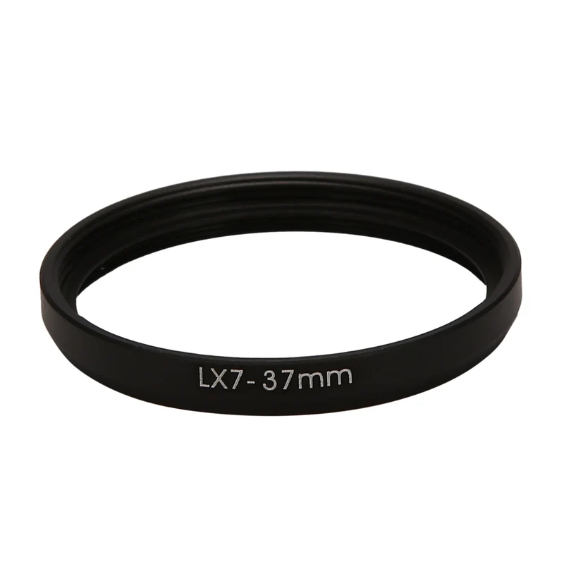 37Mm Lens Filter Adapter Ring For Panasonic Lumix Dmc Lx7 Dmw-Fa1 Black Atlx7bk-N34R