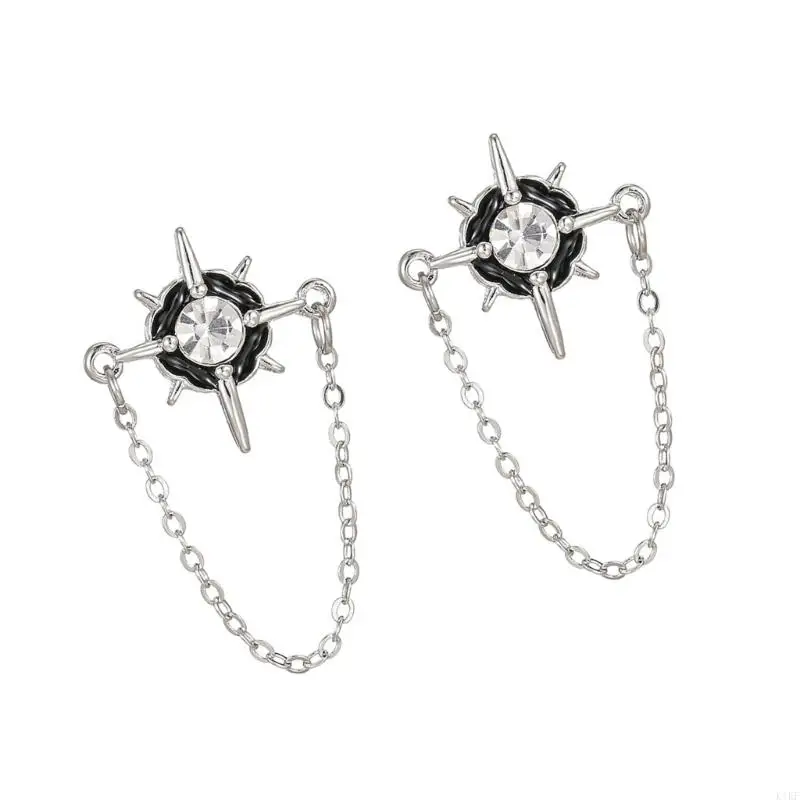 Rhinestones Chain Ear Clip For Freeclip 1 2 Earbuds With Sparkling Zirconia And Alloys Design Comfortable For Daily Wear K1KF