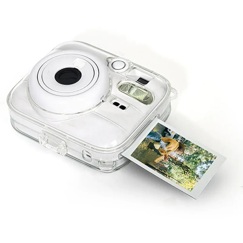 Crystal Clear Case for Fujifilm Instax Mini 13 Camera Transparent Hard PC Protective Cover Shell B1K4