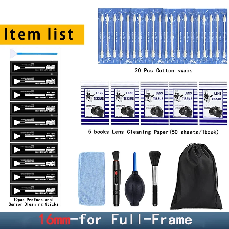 MYOBO Camera Sensor Cleaning Kit for Full-Frame APS-C Camera Fiber Cloth Cleaner for Canon Digital Camera's Cleaning Tool