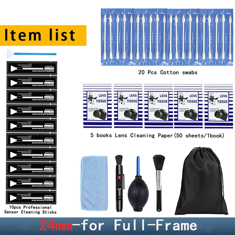 MYOBO Camera Sensor Cleaning Kit for Full-Frame APS-C Camera Fiber Cloth Cleaner for Canon Digital Camera's Cleaning Tool