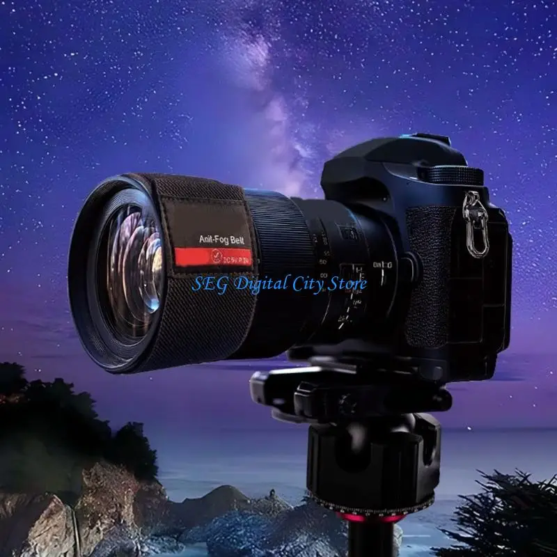U75B Outdoor Anti Fog Band 300mm Length DSLR Fog Stopping Belt for Camera Lens Prevents Fogging in Rain Snow Condition