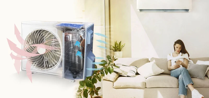 A+++ 220V 9000 / 12000 / 18000 / 24000 BTU CE RoHS Approved Wall Mounted Inverter Mini Split Air Conditioner